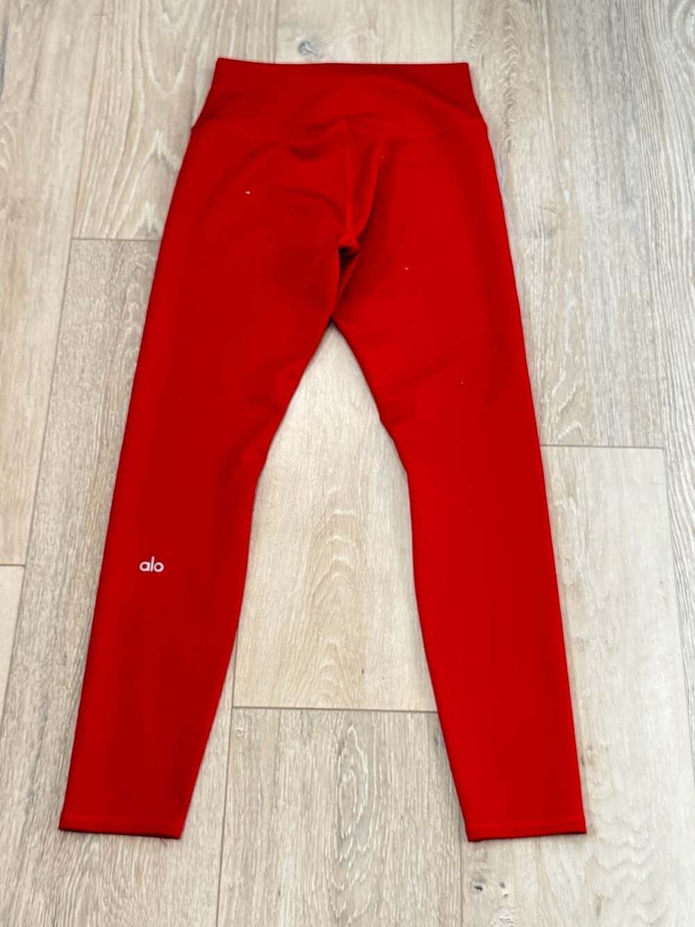 Alo Yoga Red High Waist Leggings Pilates Princess Athleisure Women’s M